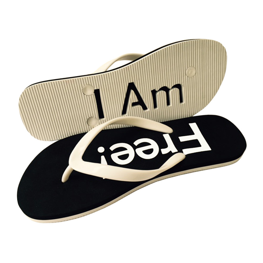 Designer Flip Flops with an Awesome Message!